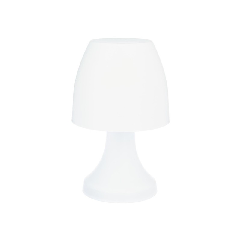 lámpara inálambrica de sobremesa led blanca h27cm