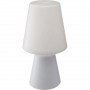 lámpara led de exterior wiza blanca h23cm