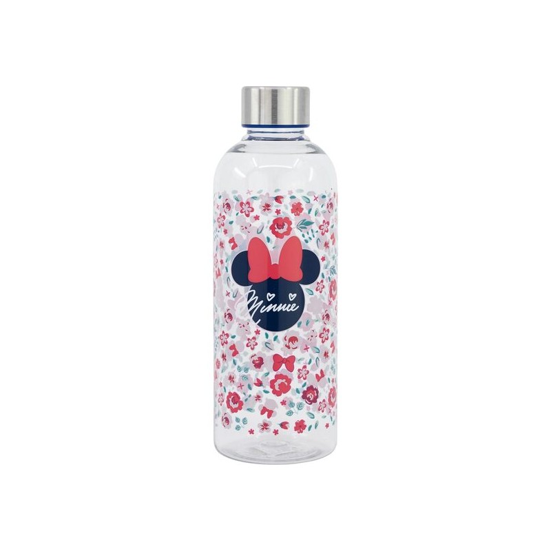botella de plástico minnie mouse flores 850 ml