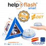 2x help flash smart luz de emergencia autónoma señal v16