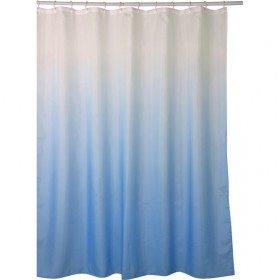 cortina de bano poliester sugar pastel azul