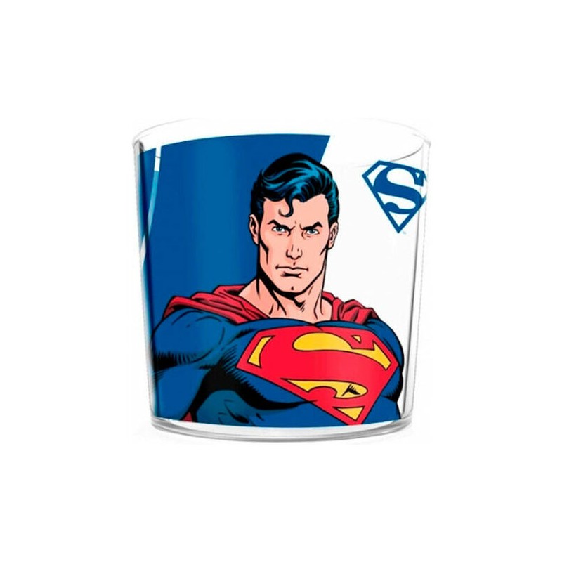 vaso cristal superman dc comics