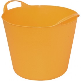 bolsa para múltiples usos en plástico naranja color 42 lt ø sup 455 mm inf 360 h 345 385 mm