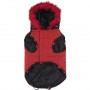abrigo acolchado para perro xs minnie red
