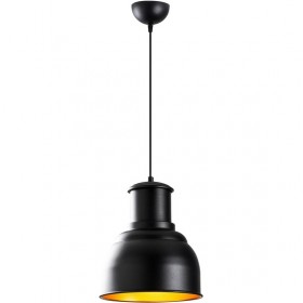 lámpara de techo negro 25x25 x129