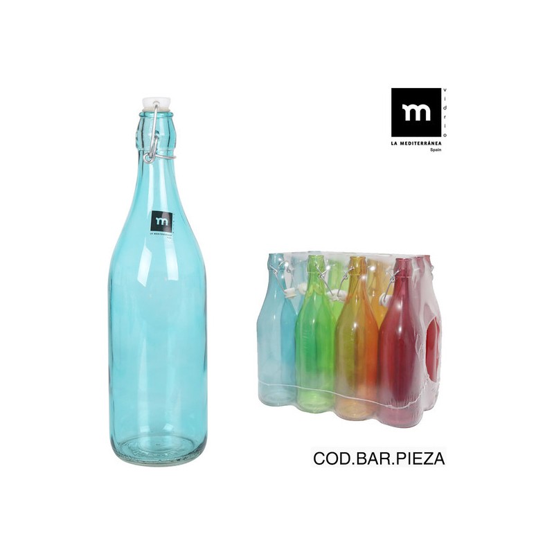 botella 1l lella coral colores surtidos