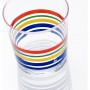 set cristalería 12 piezas de vasos de vidrio decorados 33 cl