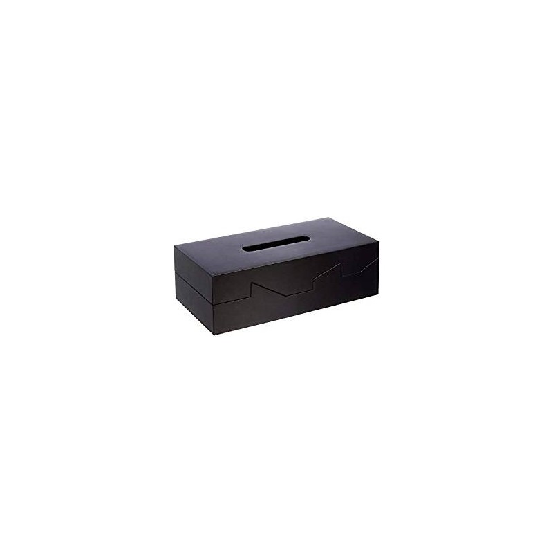 caja de pañuelos 248x128x8 cm abs negro